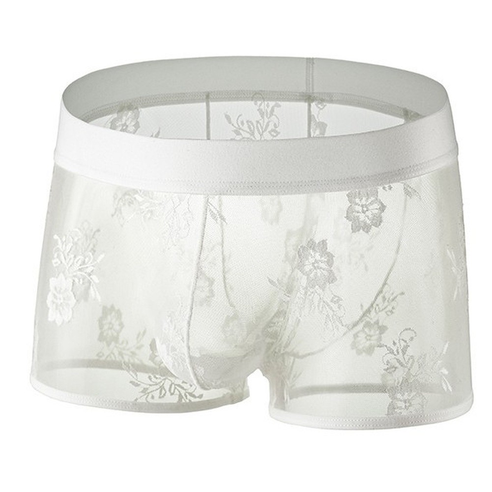 Pouch Boxer Pouch - Boxer da Uomo in Pizzo Floreale