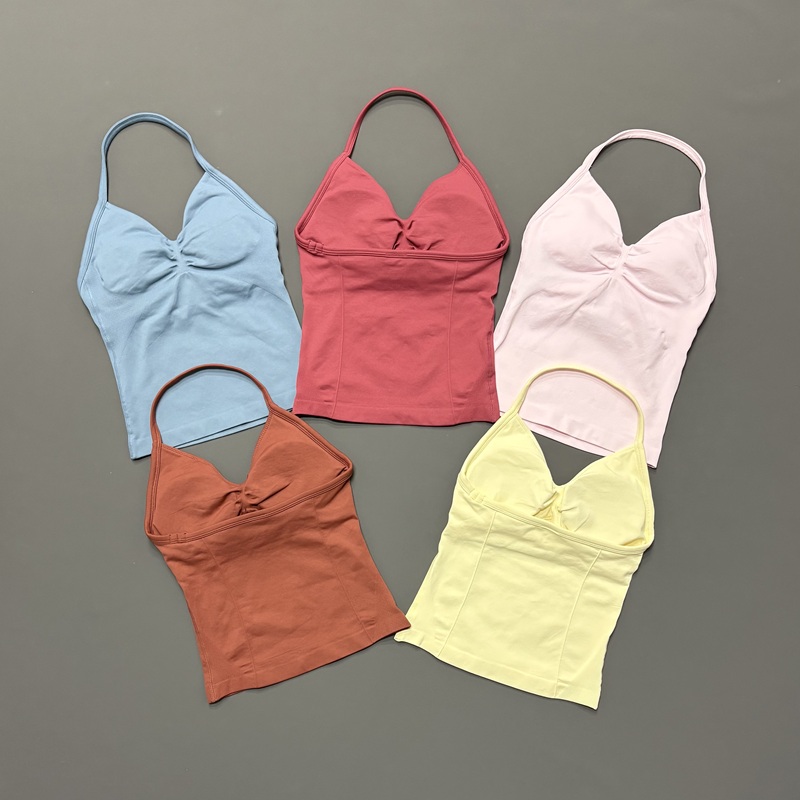 Suspender Tank Top - Top Sportivo da Donna Senza Cuciture