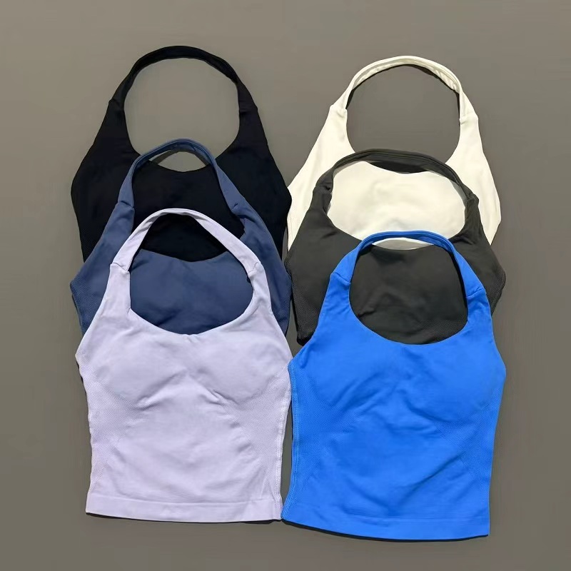 Suspender Tank Top - Top Sportivo da Palestra per Donna,