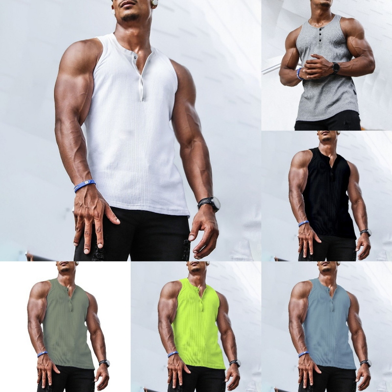 Undershirt Crew Neck - Maglietta a costine da uomo senza