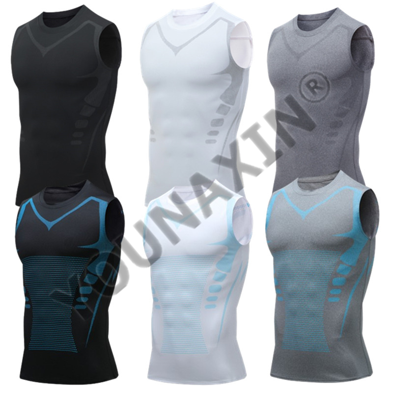 T Shirt Tight Fit - Set di 3 Canotte da Uomo