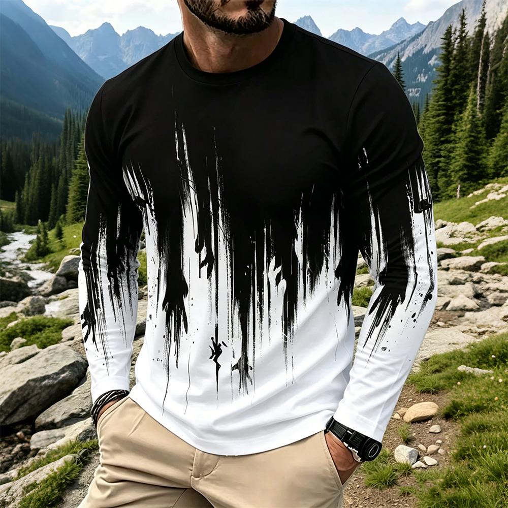 Base Layer Top - T-shirt a maniche lunghe da uomo