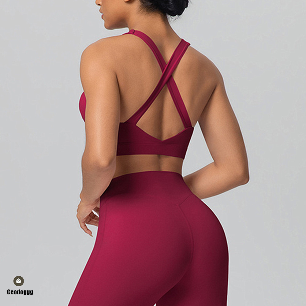 Suspender Tank Top - Reggiseno sportivo da donna con imbottitura