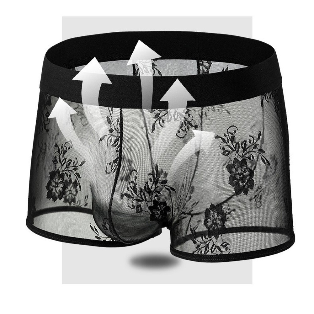 Boxer da Uomo in Pizzo Floreal - Pouch Boxer Pouch recensione e prezzo