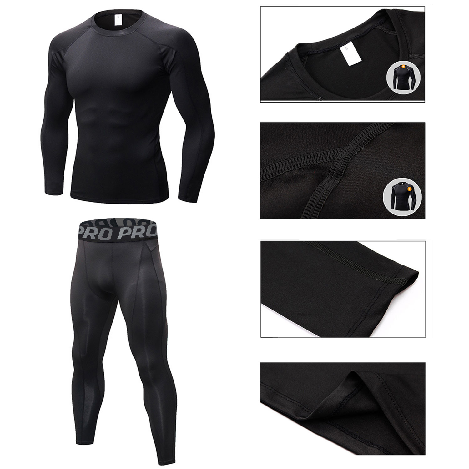 Set di compressione da allenam - Compression Long Pant recensione e prezzo