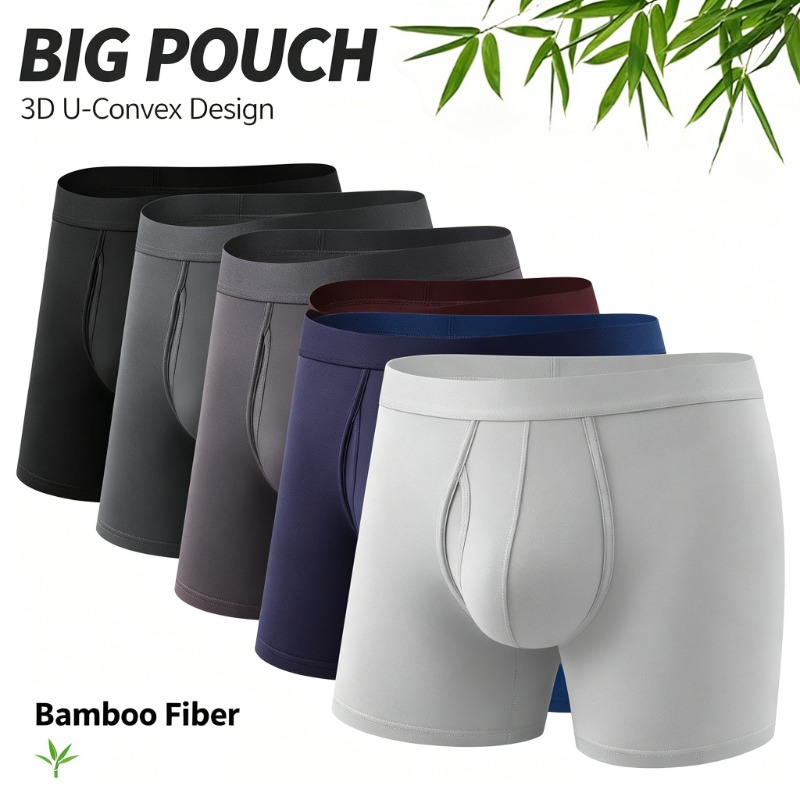 Boxer da Uomo in Fibra di Bamb - Bamboo Fiber Trunk recensione e prezzo